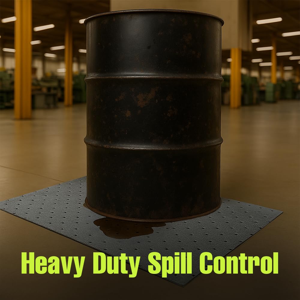 Universal Heavy Duty Spill Absorbent Roll Pads, 15" x 144 ft