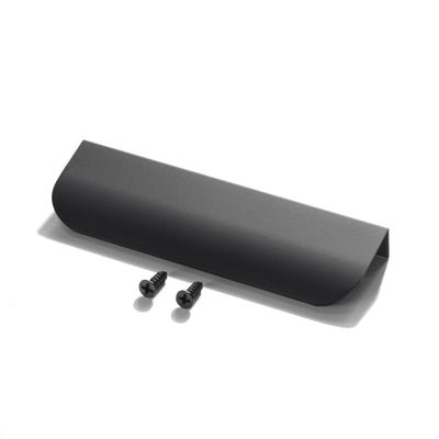 Finger Pulls for Cabinet Drawer Wardrobe(4, Black, 120mm/4.72inch)