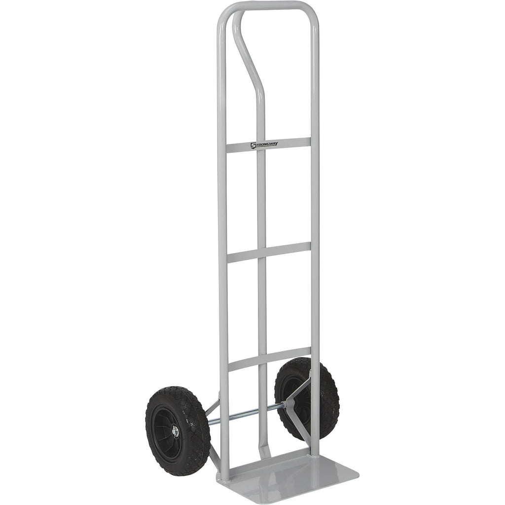 Steel Hand Truck, 600-Lb. Capacity, 2-Wheel High-Back Frame
