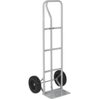 Steel Hand Truck, 600-Lb. Capacity, 2-Wheel High-Back Frame
