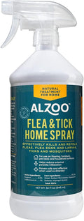 Natural Flea & Tick Home Spray, Helps Eliminate and Repel Pests, Use on Flooring, Furniture, Pet Beds, Plant-Based