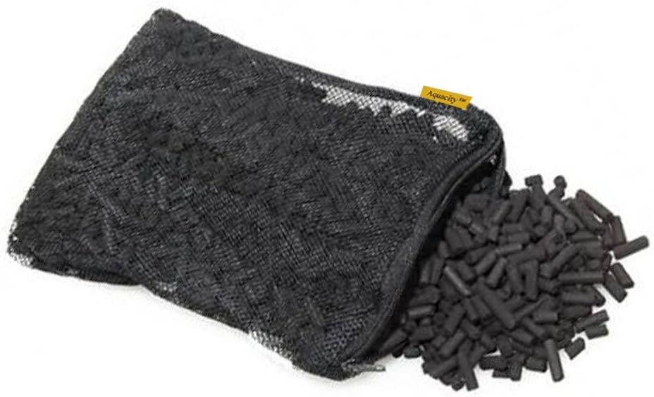 Aquacity Canister Filter Media Replacement Bags - Activated Charcoal Pellet Carbon, Bio Ceramic Rings, 1" Bio Sponge
