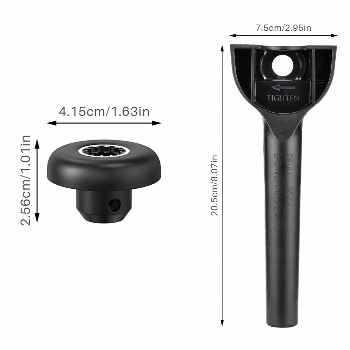 Drive Socket Kit 891 802 Retainer Nut Kit,Blender Blade Remove Wrench 15596