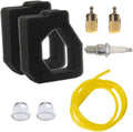 HIFROM Replacement Fuel Filter Line Air Filter Primer Bulb with Splar Plug replacement for Honda GX25 GX25N GX25NT FG110 FG110K1 Engine Tiller Part 17211-Z0H-800