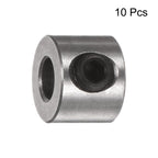 uxcell 10pcs Set Screw Shaft Collars 4mm Bore Stainless Steel