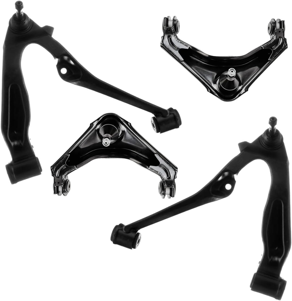 Detroit Axle - 4 Front Control Arms for 2001-2010 Chevy Silverado 2500 HD