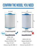 PAS50SV Hot Tub Filter Replaces Artesian Spa Large Filter, 2 Pack