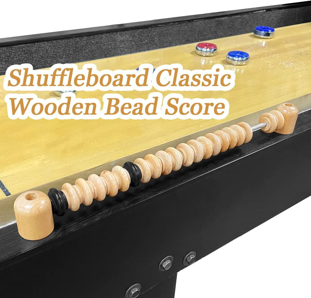 Shuffleboard Score Keeper,Classic Wooden Bead Score System