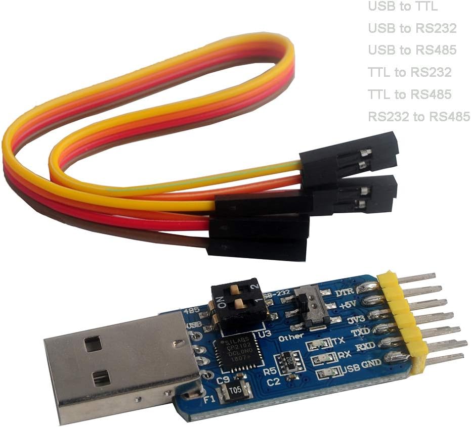 CP2102 USB to TTL Serial Adapter Module TTL to RS232 485 Converter