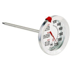 AH1 Stainless Steel Oven Safe Meat Thermometer, Extra Large 2.5-inches Dial, Temperature Labeled for Beef, Poultry