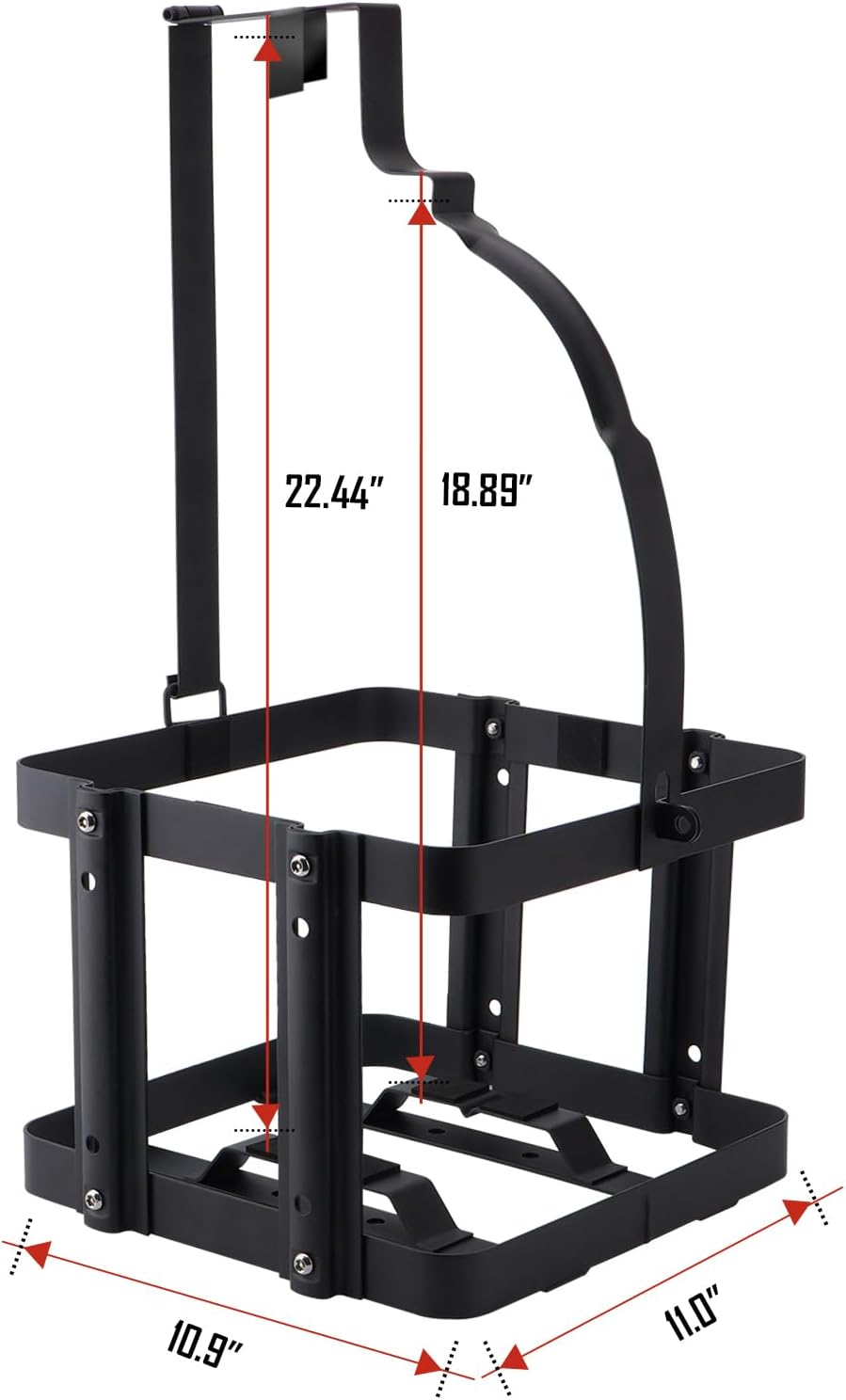 Fuel Jug Container Holder Mount, 1 Pack | Gas Can 5 Gallon Holder Rack, Mouting Bracket Compatible with VP Racing Can