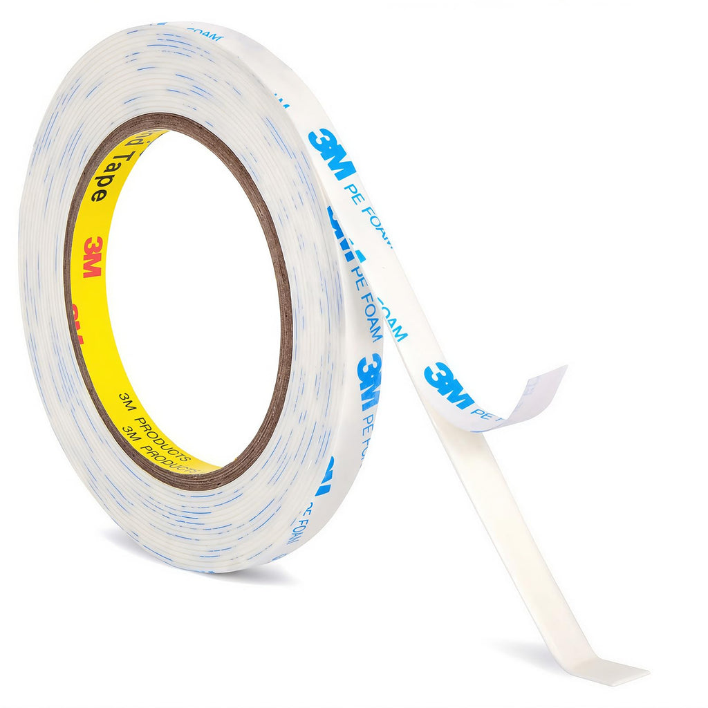 Double Sided Tape 1"×16.5Ft, Mounting Tape Heavy Duty No Residue