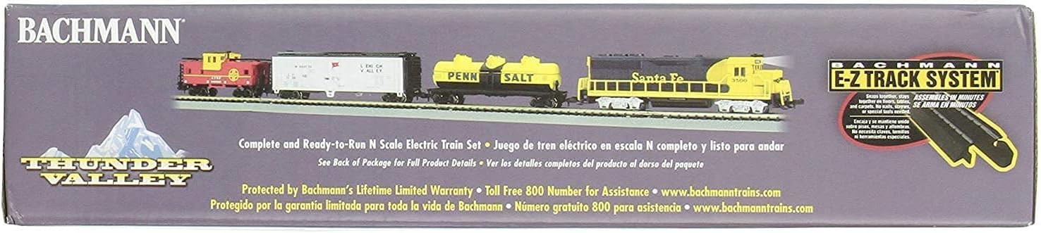 Trains - Thunder Valley Ready To Run Electric Train Set - N Scale Multi ,Medium