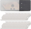 Utility Knife Hook Blades, 100 Pcs, SK5 Steel