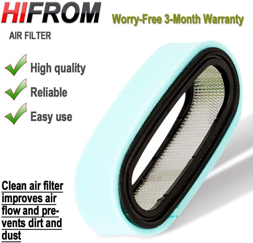 HIFROM Air Filter Compatible with 394019S 394019 398825 4136 5052H 5052K Lawn Mower with 272490S Pre Filter