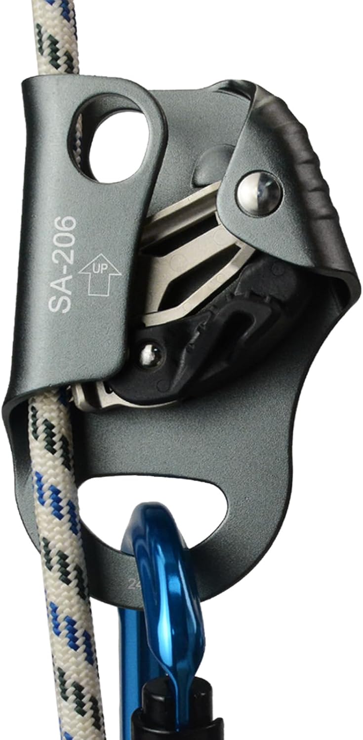 CE Chest Ascender, 100kgs Strong Climbing Rappelling Gear Equipment for Rock Climbing, Tree Arborist, Climbing Rescue