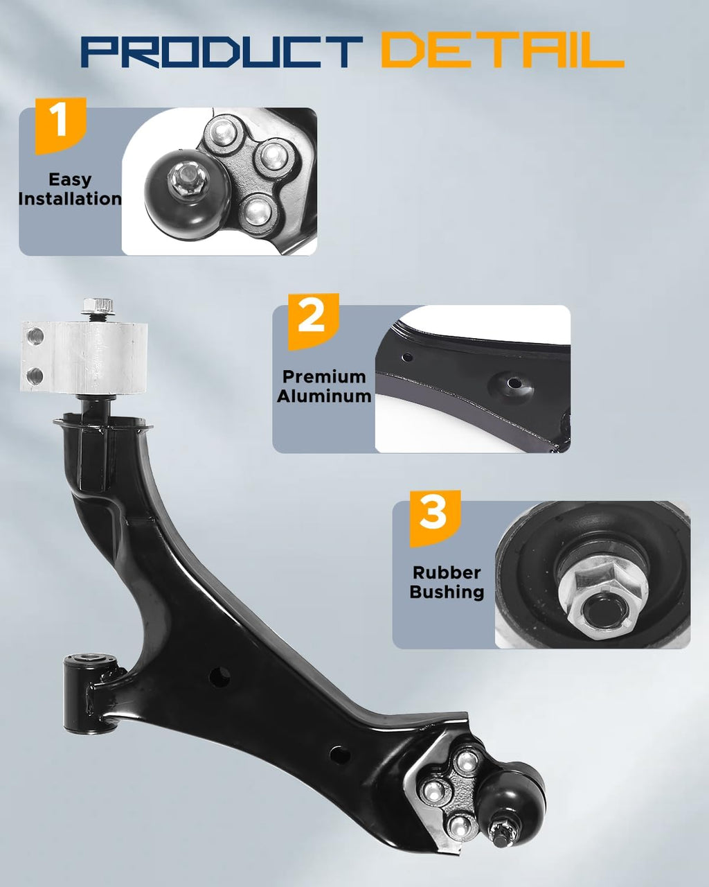 4Pc Control Arms with Ball Joints Fit for Chevy Equinox 2010-2017