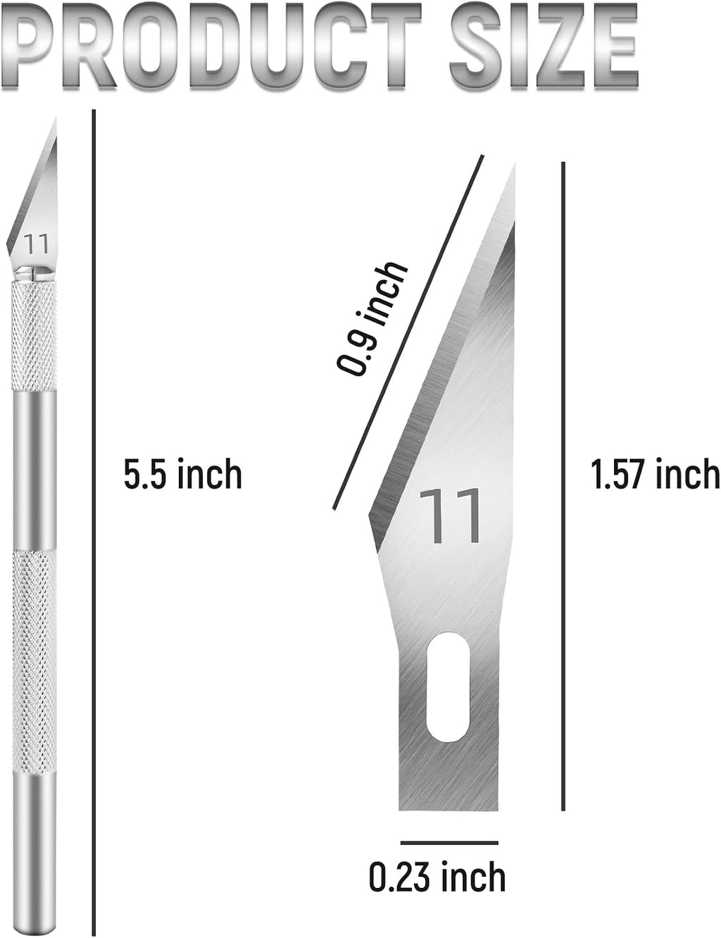 10 Pack Exacto Knife, Hobby Knife, Craft Knife for Carving, Cutting | Exacto knife set for pumpkin carving, diy
