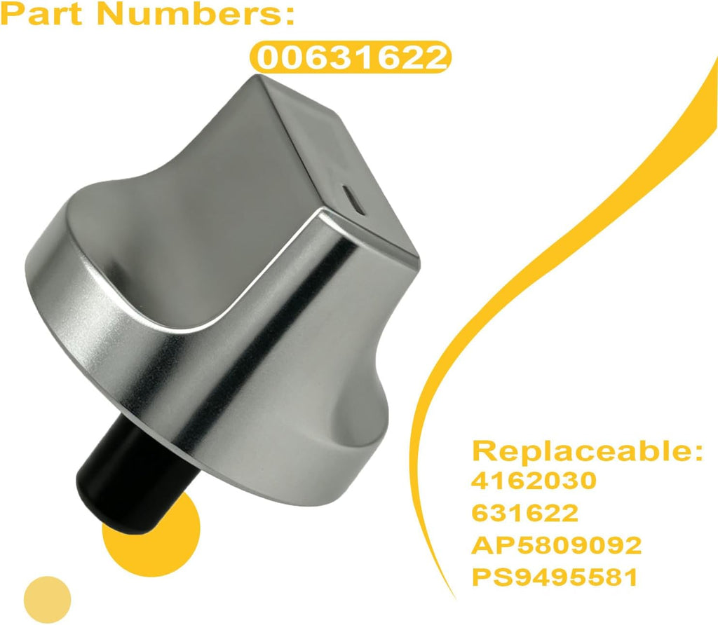 Control Knob #00631622 for Bosch & Thermador Oven/Range