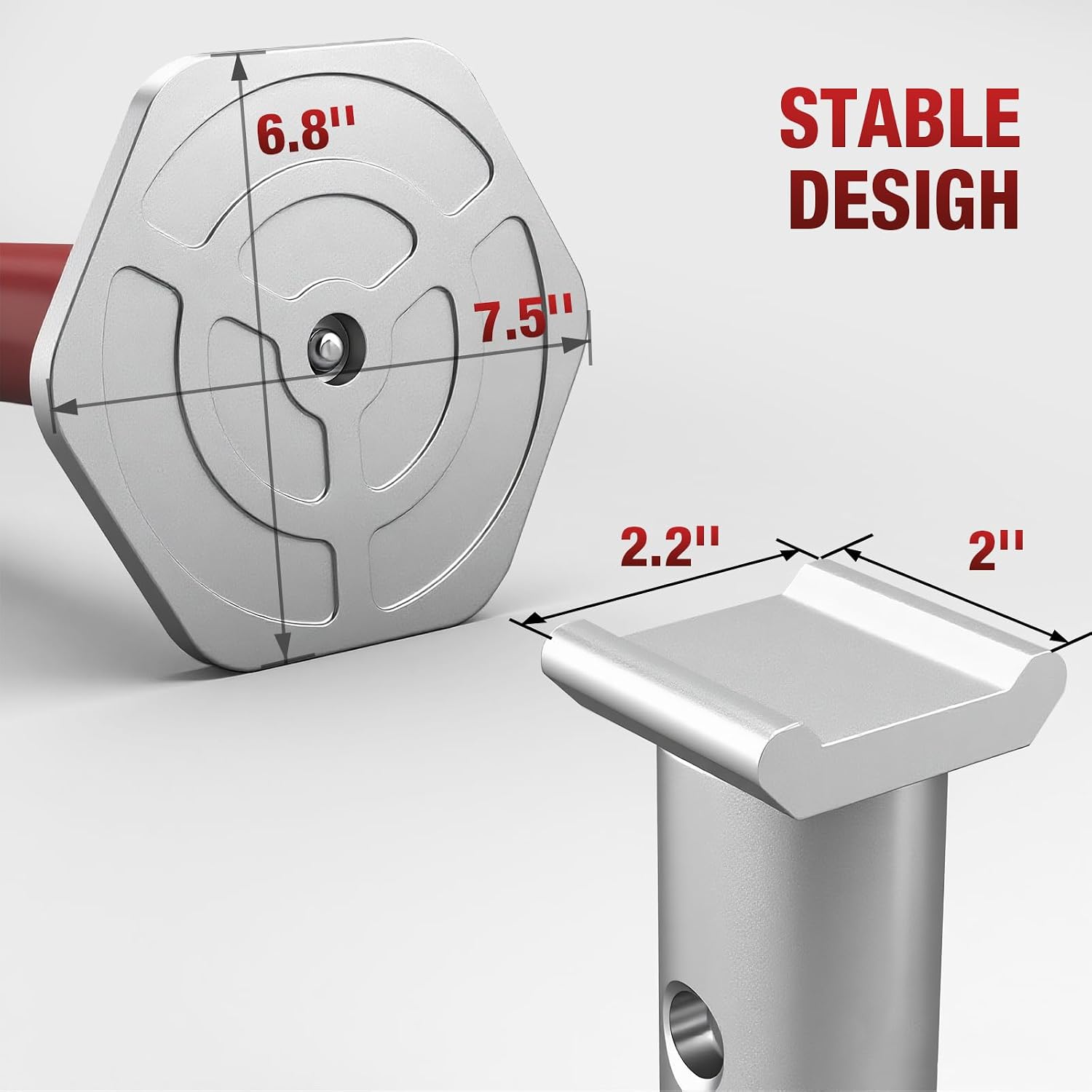 3 Ton (6000 lbs) Aluminum Lightweight Jack Stands with Locking Support Pins for Cars,SUVs, and Light Duty Trucks,1 Pair