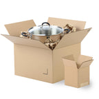9"x6"x5" Corrugated Cardboard Boxes 100-Pack