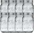 Regular Mouth Pint (16 oz.) Mason Jars with Lids and Bands