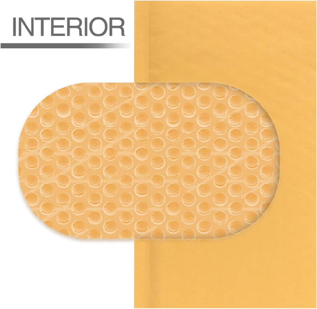#6 12.5x19 Kraft Bubble Mailers Padded Shipping Envelopes (Pack of 100)