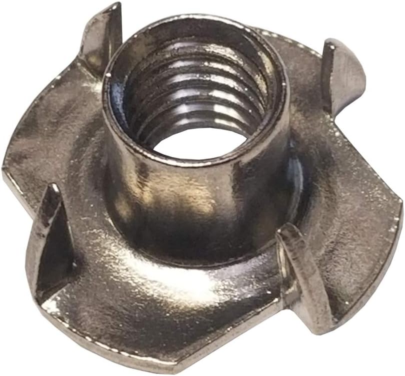 VHOB 1/2"-13 Stainless Steel Pronged Tee Nuts (Pack of 12)