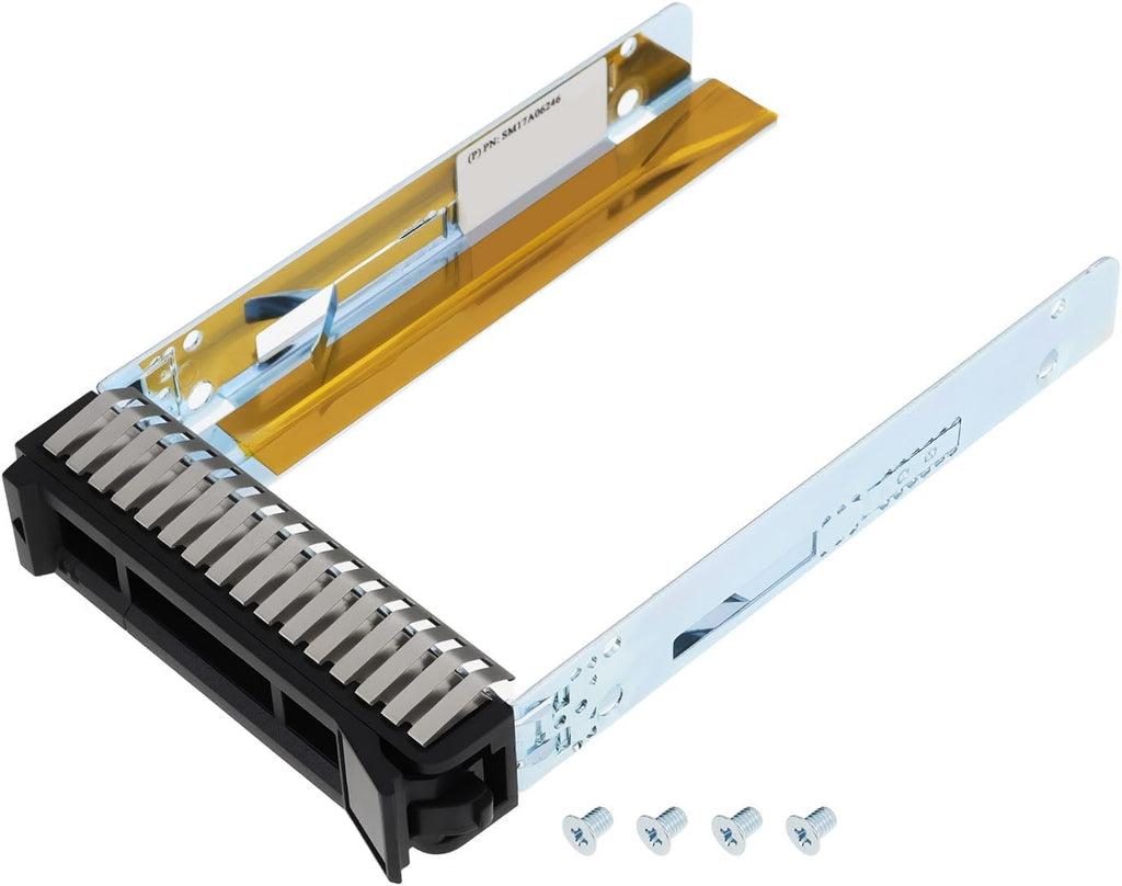 1 Set 2.5-Inch SAS Drive Caddy with Screws SM17A06246 Compatible with Lenovo Think System SR650 SR550 SR630