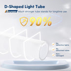 BBOUNDER 4Pack 4FT LED Shop Light, 65000K, 40W=250W, Linkable for Garage