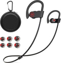 Bluetooth Wireless Headphones 16H Playtime Earbuds with Mic Stereo in-Ear Earphones, IPX7 Waterproof Sports Sound