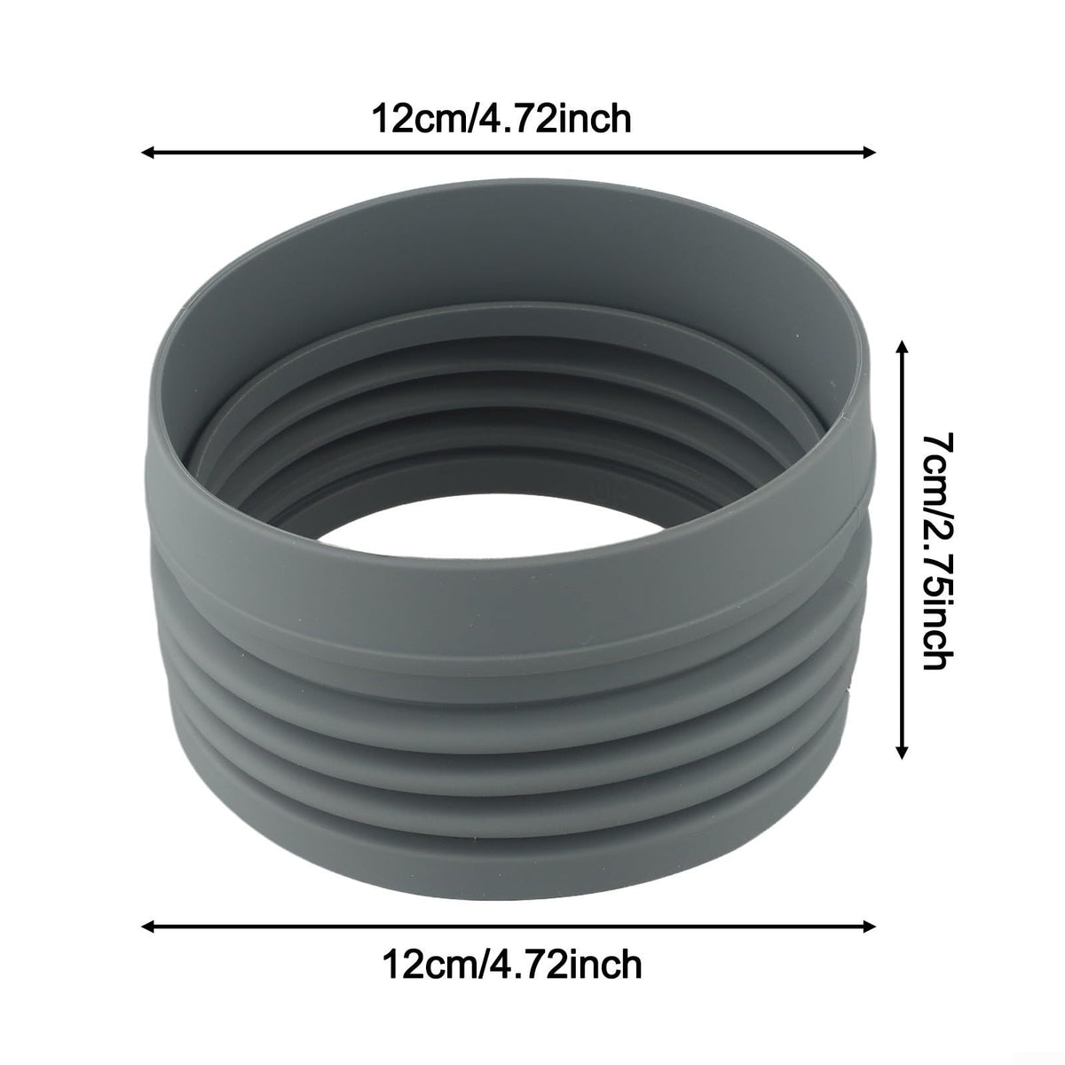Silicone Bellow for Compatible for Fellow OPUS Coffee Grinder Efficient Extraction Precision Grinding Grey for hopper Accessory