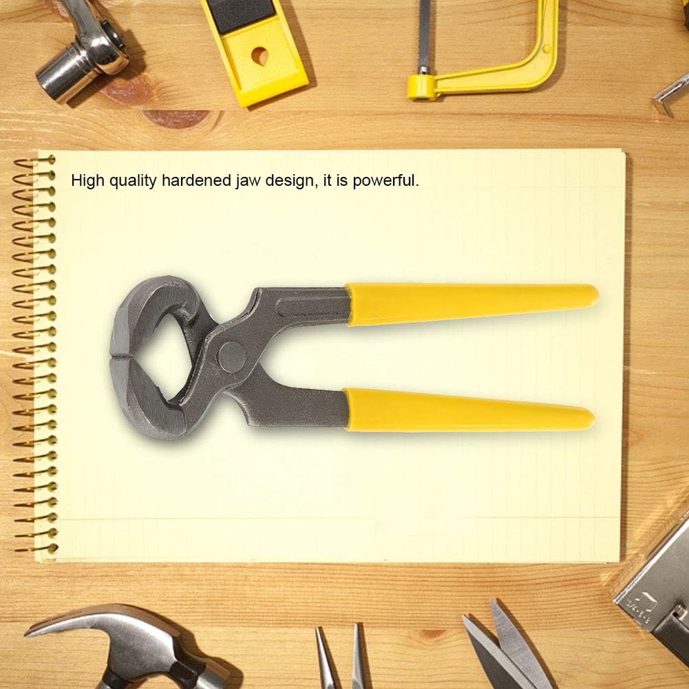 Hoof Nipper Trimmer,Multifunctional Farrier Tools, Heavy Duty Farrier Nippers with Plastic Grip,Horseshoe Pliers Hoof