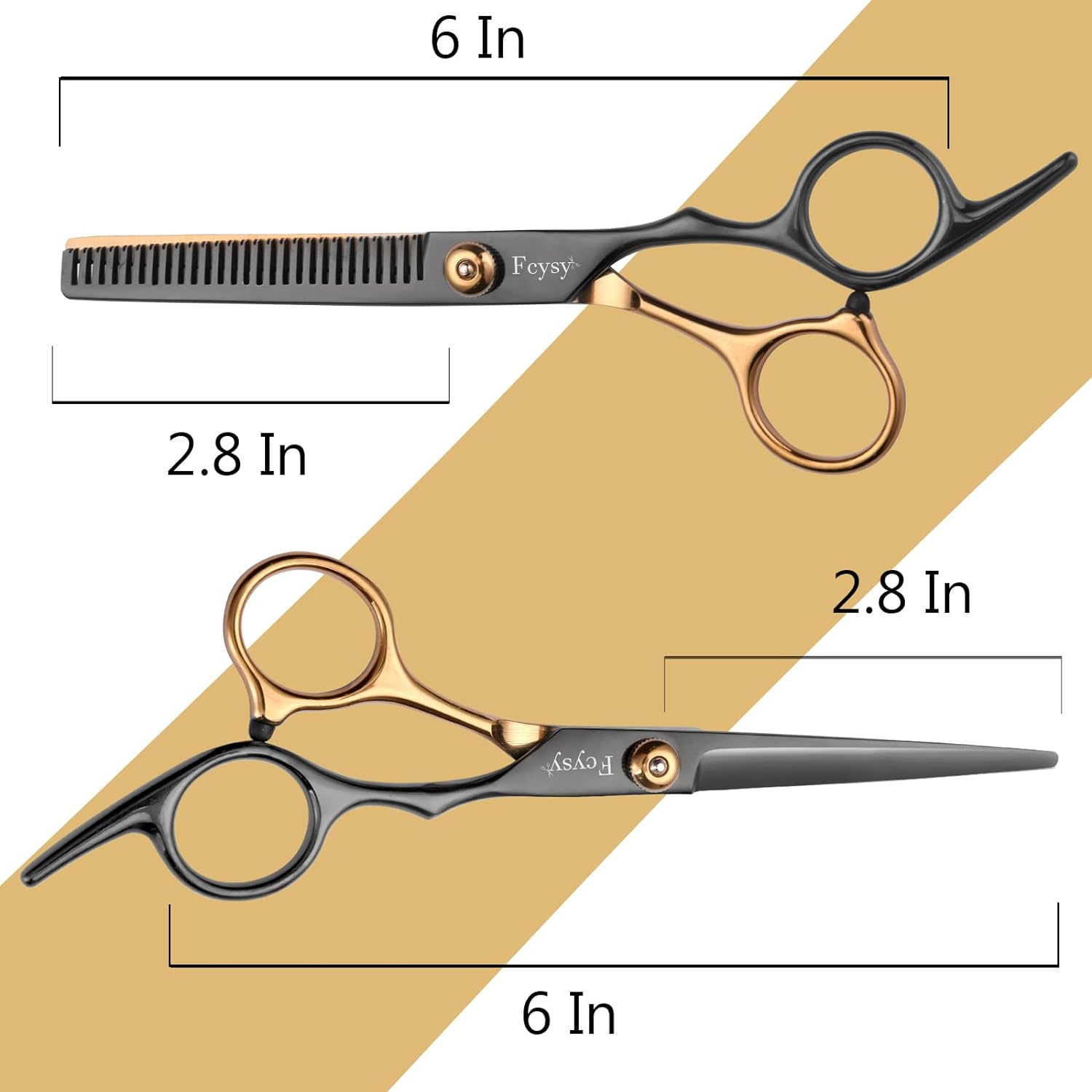 Professional Hair Cutting Scissors Thinning Shears Kit, Barber Haircut Shears Texturizing Scissors Set, Hair Trimming