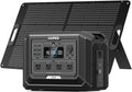 Mega 1 Solar Generator with 100W Panel Included, 2000W 1024Wh LiFePO4 | Expandable to 5kWh, 36 Mins to 80% Charge