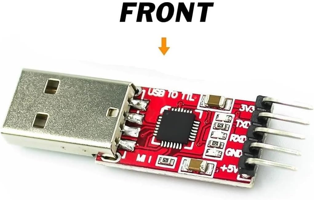 WWZMDiB Mini USB 2.0 to TTL Converter Serial Adapter 3.3V 5V Compatible with CP2102 Chip UART Programming