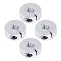 Hordion 4Pcs 8mm Split Shaft Collar, 8mm Bore Diameter, 25mm OD, 8mm Thick