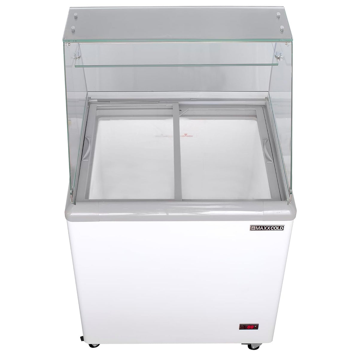 MXDC-4 4 Flavor 7.5 cu ft Commercial Ice Cream Dipping Cabinet Freezer