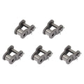5PCS Roller Chain Offset Half Link #25, 1/4 Inch Pitch