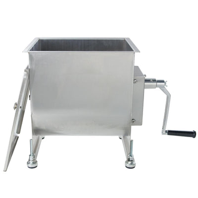 Manual Meat Mixer, 85 Pound Meat Mixer for Sausage, 38L Capacity Tank Sausage Mixer, Stainless Steel Food Processing