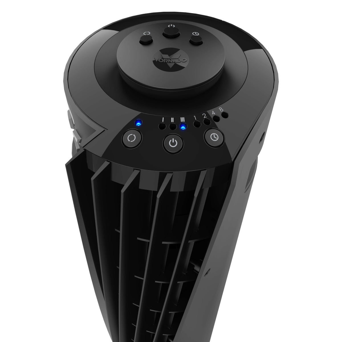 OSC73 37" Whole Room Air Circulator Tower Fan with Remote Control, Black