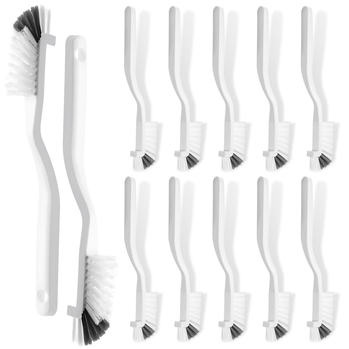 12 Pcs Kitchen Scrub Brushes Cleaning, Small, Right Angle Mini