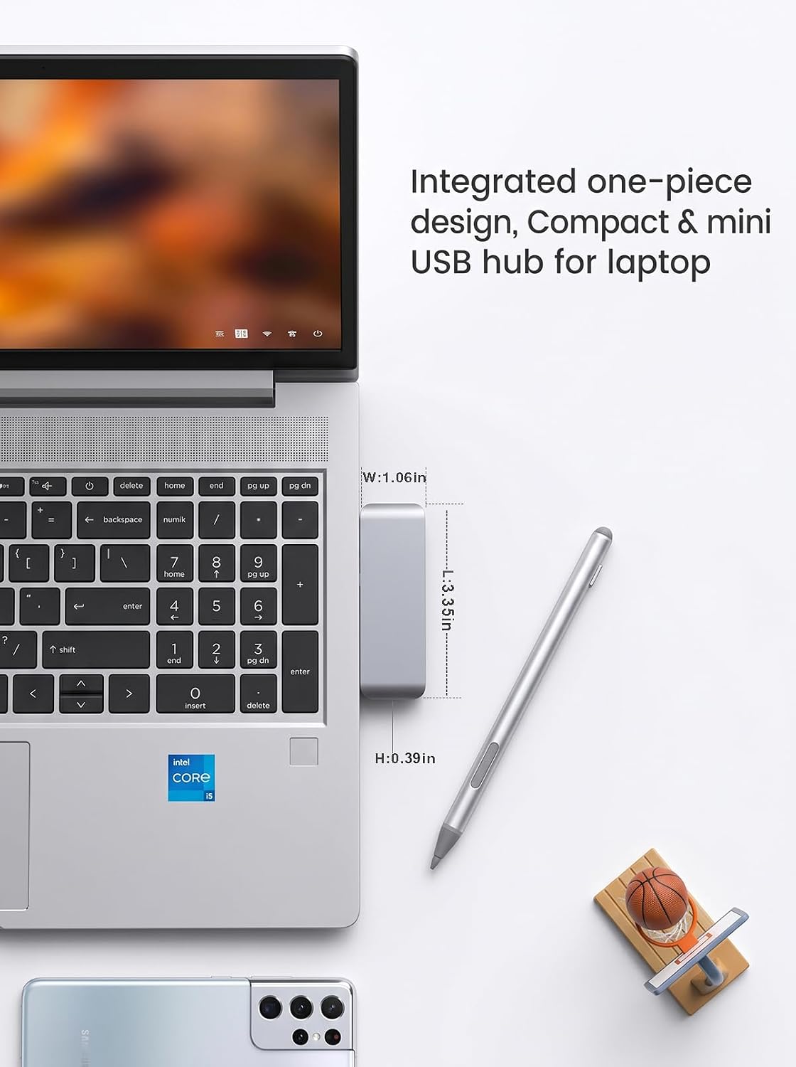 USB Hub, USB 3.0 Splitter for Laptop, Extender Right