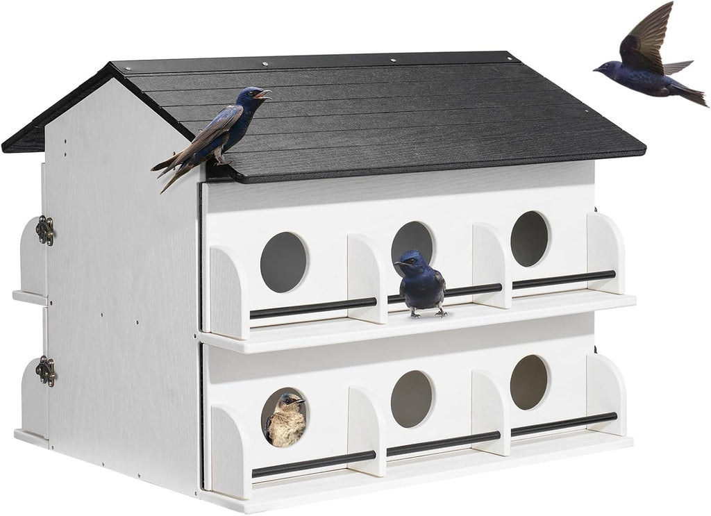 12-Room Pre-Assembled Purple Martin House
