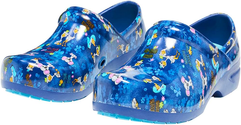SR Angel Clogs, Nursing Shoes, Electric Yellow Fade, 10 Women/8 Men
