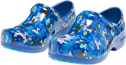 SR Angel Clogs, Nursing Shoes, Electric Yellow Fade, 10 Women/8 Men