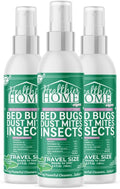 Bed Bug Spray, 3 Pack, Travel Size, Natural, Plant Based Bed Bug Killer, Insect & Pest Control for Home and Hotels