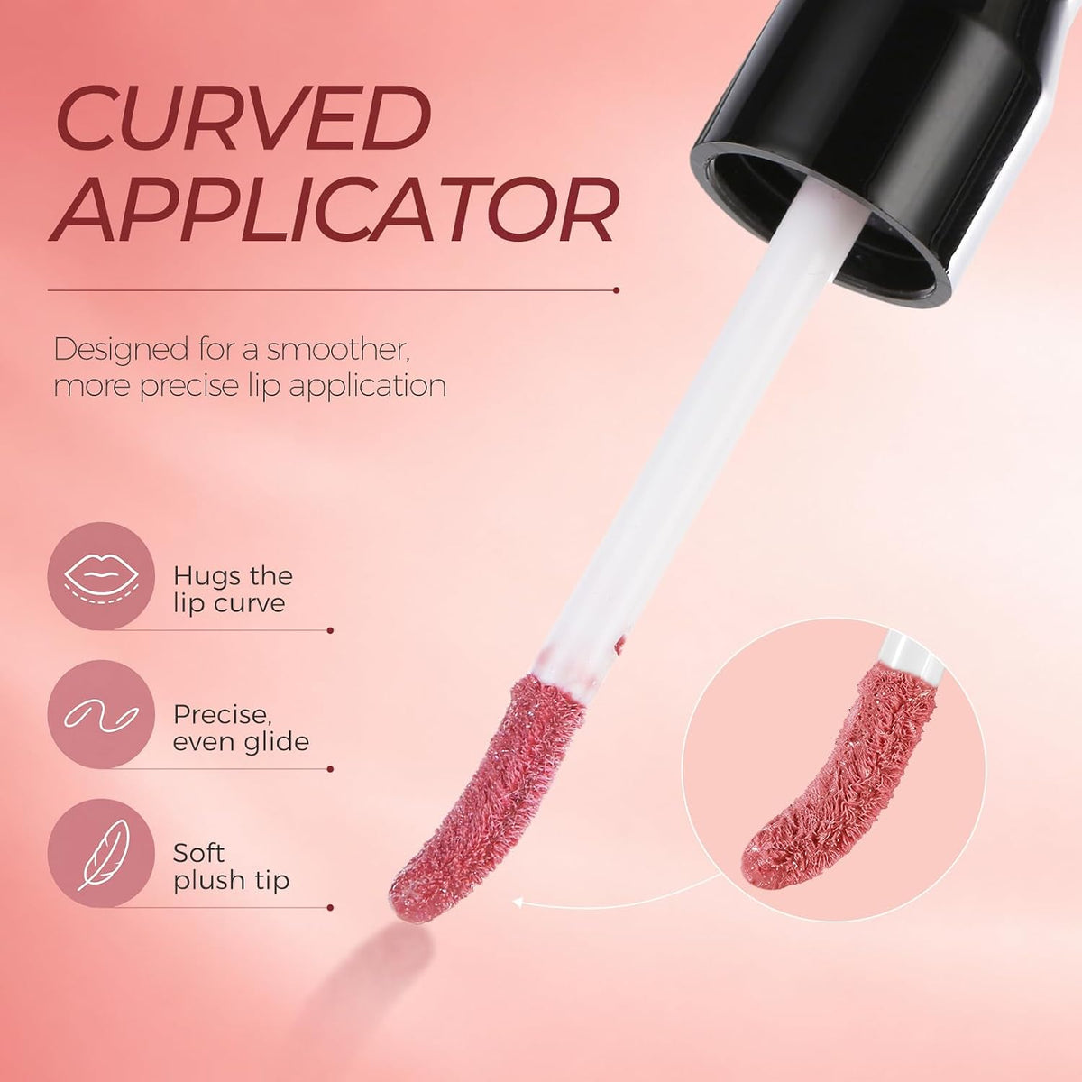 2-in-1 Lip Liner & Gloss Duo,Shade 01 Dusty Rose Nude