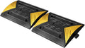 Rubber Speed Bump,Industry Rubber Curb,Wheel Stop Stoppers for Car,Truck,Trailer and Garage,2 Pack Speed