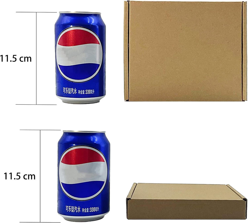 6x5x1 inch Small Shipping Boxes 50 Pack, Brown Corrugated Cardboard Mailers